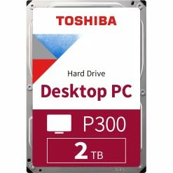 SATA Festplatten Toshiba P300 2 TB, Festplatte (SATA 6 Gb/s, 3,5", Bulk)
