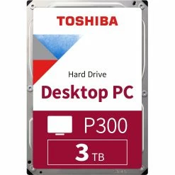 SATA Festplatten Toshiba P300 3 TB, Festplatte (SATA 6 Gb/s, 3,5", Bulk)