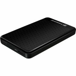 Externe Festplatten Transcend StoreJet 25A3 1 TB, Externe Festplatte (schwarz, Micro-USB-B 3.2 Gen 1 (5 Gbit/s))
