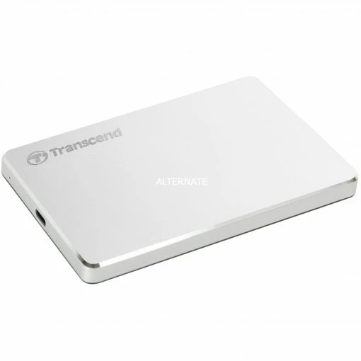 Externe Festplatten Transcend StoreJet 25C3S 1 TB, Externe Festplatte (silber, USB-C 3.2 (5 Gbit/s)) -Festplatten and Prozessoren Verkäufe Transcend StoreJet 25C3S 1 TB Externe Festplatte@@aauqle