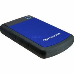 Externe Festplatten Transcend StoreJet 25H3 4 TB, Externe Festplatte (blau/schwarz, Micro-USB-B 3.2 Gen 1 (5 Gbit/s))