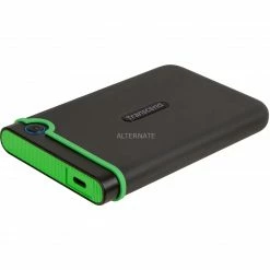Externe Festplatten Transcend StoreJet 25M3C 2 TB, Externe Festplatte (grau, USB-C 3.2 (Gen 1))