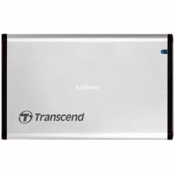 Transcend StoreJet 25S3 (USB 3.0 Enclosure), Laufwerksgehäuse (silber)