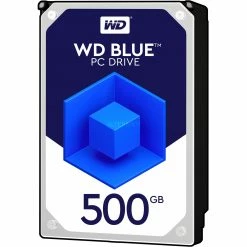 SATA Festplatten WD 500GB WD5000AZLX Blue, Festplatte (SATA 6 Gb/s, 3,5", WD Blue)