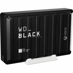 Externe Festplatten WD Black D10 Game Drive 12 TB, Externe Festplatte (schwarz/weiß, Micro-USB-B 3.2 Gen 1 (5 Gbit/s))