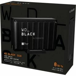 Externe Festplatten WD Black D10 Game Drive 8 TB, Externe Festplatte (schwarz, Micro-USB-B 3.2 Gen 1 (5 Gbit/s)) -Festplatten and Prozessoren Verkäufe WD Black D10 Game Drive 8 TB Externe Festplatte@@akuw07 4