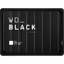 Externe Festplatten WD Black P10 Game Drive 5 TB, Externe Festplatte (schwarz, Micro-USB-B 3.2 Gen 1 (5 Gbit/s))