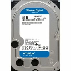 SATA Festplatten WD Blue 6 TB, Festplatte (SMR (Shingled Magnetic Recording), SATA 6 Gb/s, 3,5")