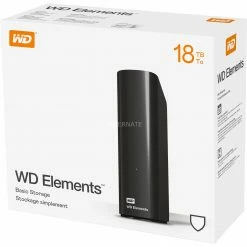 Externe Festplatten WD Elements Desktop 18 TB, Externe Festplatte (schwarz, Micro-USB-B 3.2 Gen 1 (5 Gbit/s)) -Festplatten and Prozessoren Verkäufe WD Elements Desktop 18 TB Externe Festplatte@@1752896 3