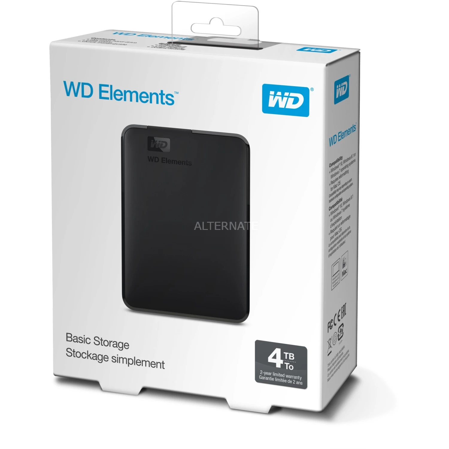 Externe Festplatten WD Elements Portable 4 TB, Externe Festplatte (schwarz, Micro-USB-B 3.2 Gen 1 (5 Gbit/s)) 6 Externe Festplatten WD Elements Portable 4 TB, Externe Festplatte (schwarz, Micro-USB-B 3.2 Gen 1 (5 Gbit/s)) – Bild 6