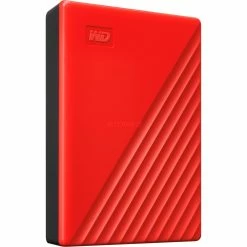 Externe Festplatten WD My Passport 4 TB, Externe Festplatte (rot, Micro-USB-B 3.2 Gen 1)