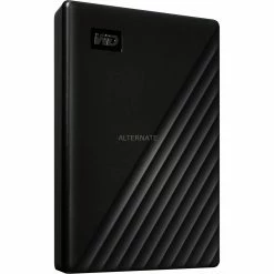 Externe Festplatten WD My Passport 4 TB, Externe Festplatte (schwarz, Micro-USB-B 3.2 Gen 1)