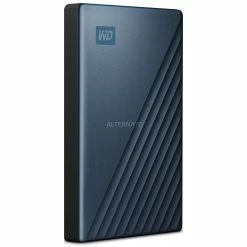 Externe Festplatten WD My Passport Ultra 2 TB, Externe Festplatte (blau/schwarz, USB-C 3.2 Gen 1)