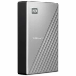 Externe Festplatten WD My Passport Ultra 4 TB, Externe Festplatte (silber/schwarz, USB-C 3.2 Gen 1)
