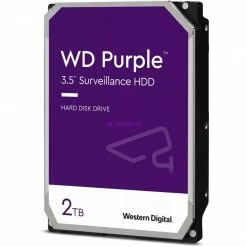SATA Festplatten WD Purple 2 TB, Festplatte (SATA 6 Gb/s, 3,5")