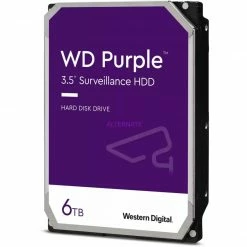 SATA Festplatten WD Purple 6 TB, Festplatte (SATA 6 Gb/s, 3,5")