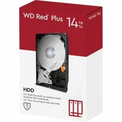 SATA Festplatten WD Red Plus NAS-Festplatte 14 TB (SATA 6 Gb/s, 3,5", 24/7)