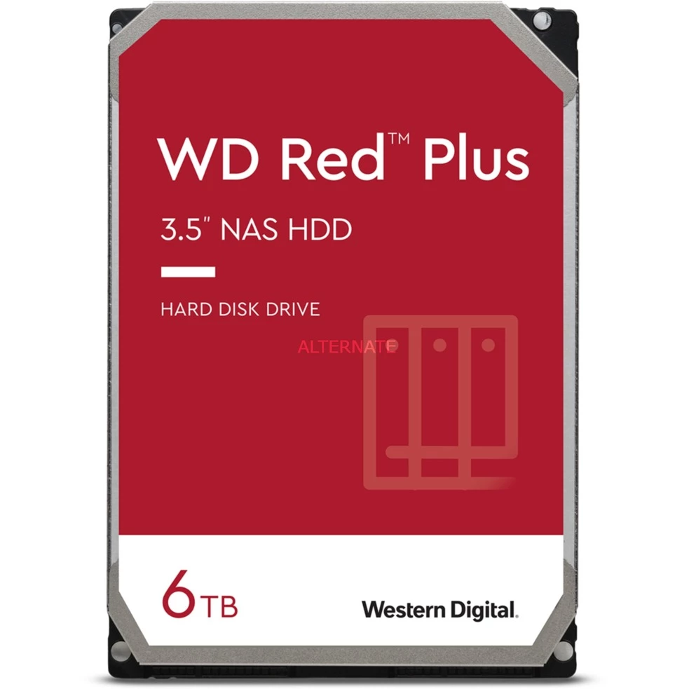 SATA Festplatten WD Red Plus NAS-Festplatte 6 TB (SATA 6 Gb/s, 3,5", 24/7) 1 SATA Festplatten WD Red Plus NAS-Festplatte 6 TB (SATA 6 Gb/s, 3,5", 24/7)